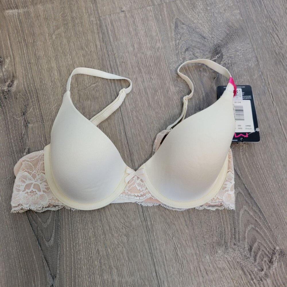 maidenform Women's Demi Coverage Sexy Soft T-Shirt Bra 32C